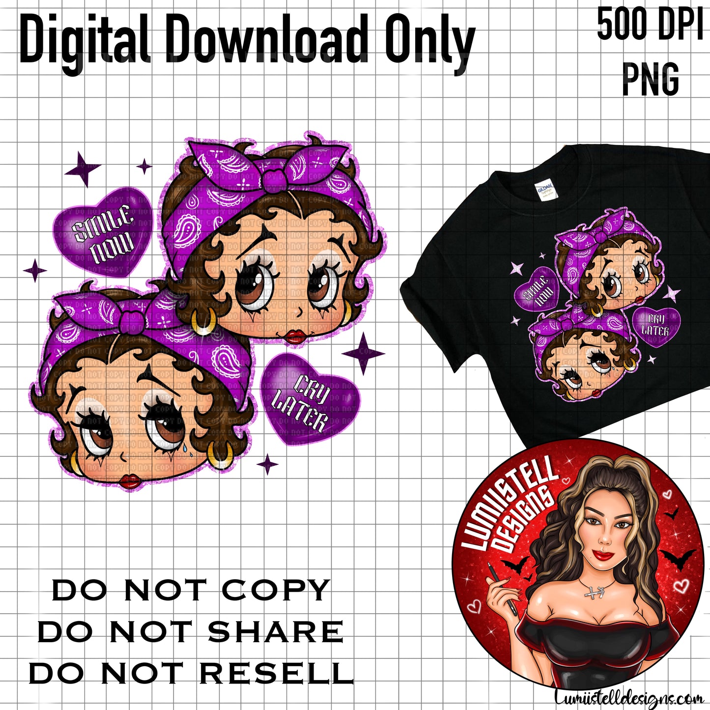 BB Purple Chicana PNG