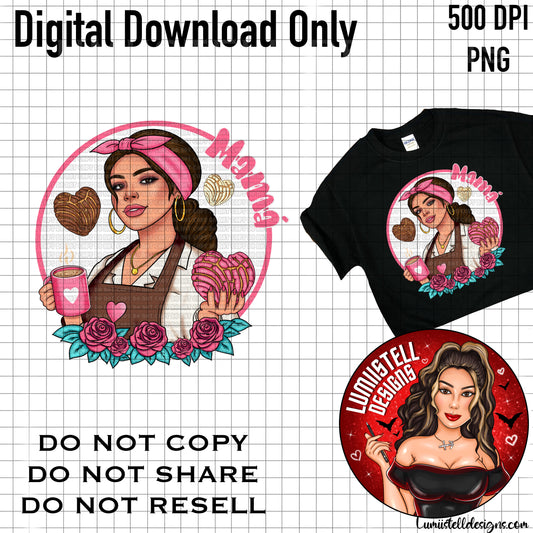 Mama Concha y Cafe PNG