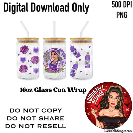 Mama Fabuloso 16 oz. Glass Wrap File