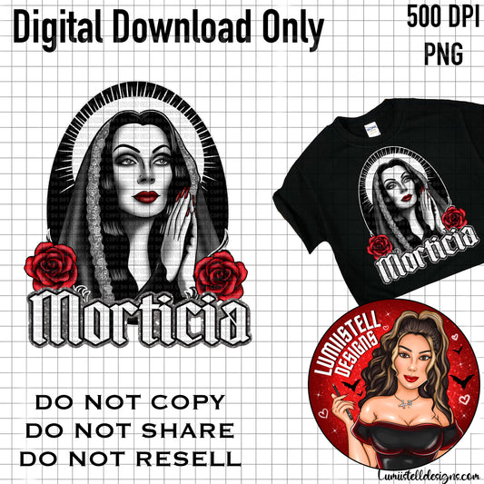 Catholic Morticia PNG