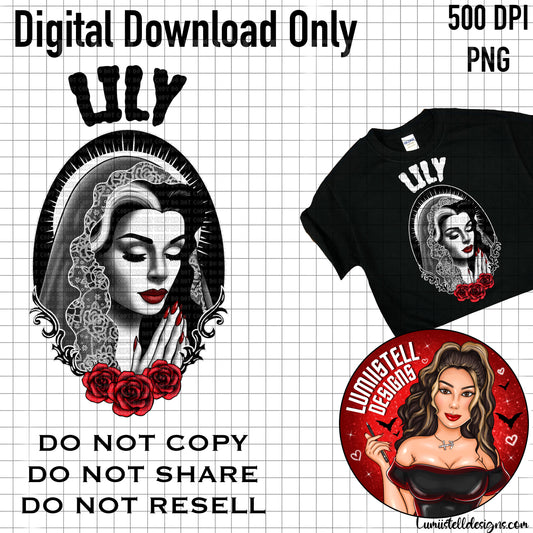 Catholic Lily V2 PNG