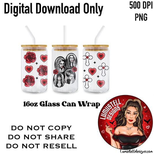 Catholic Ghouls 16 oz. Glass Wrap File