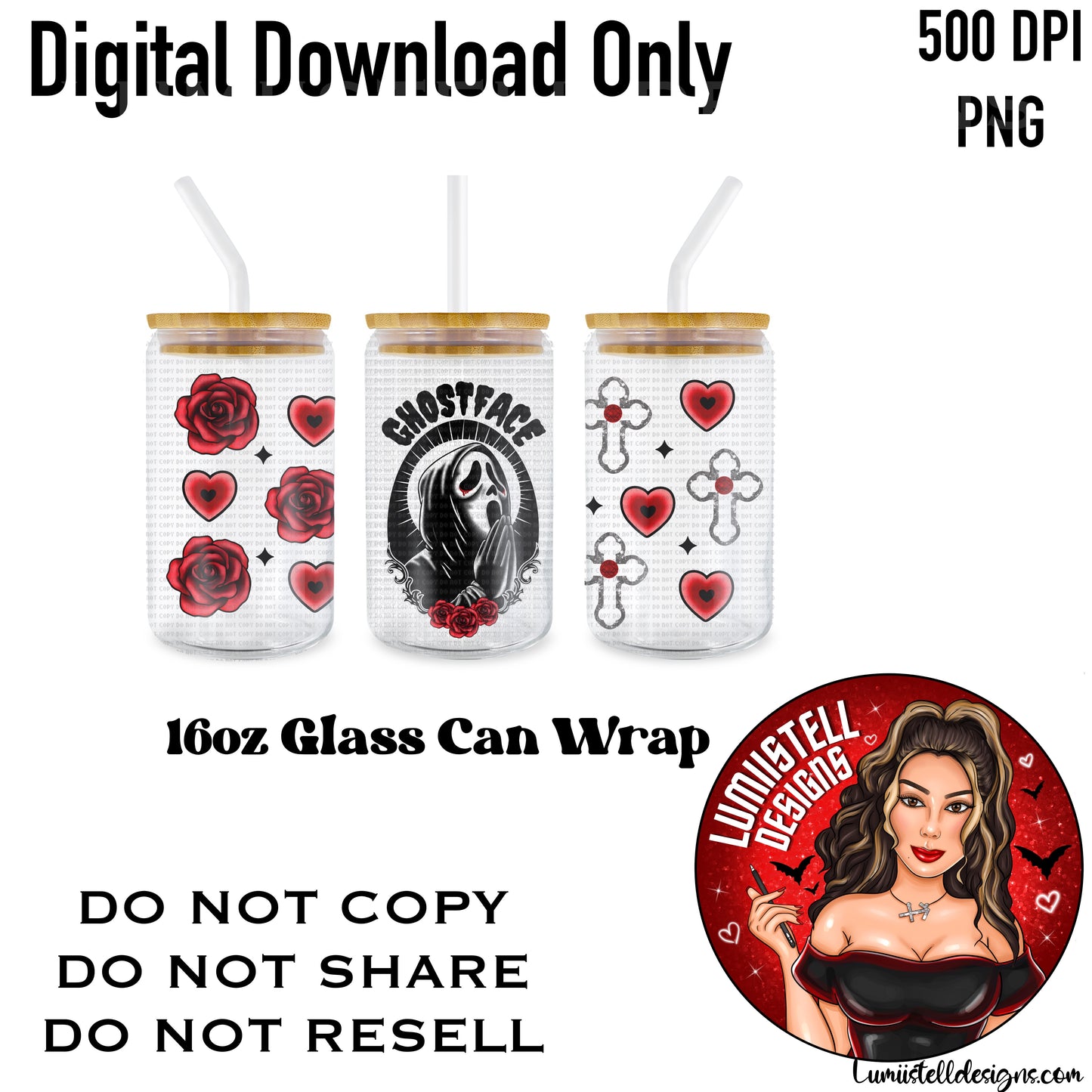 Saint GF 16 oz. Glass Wrap File
