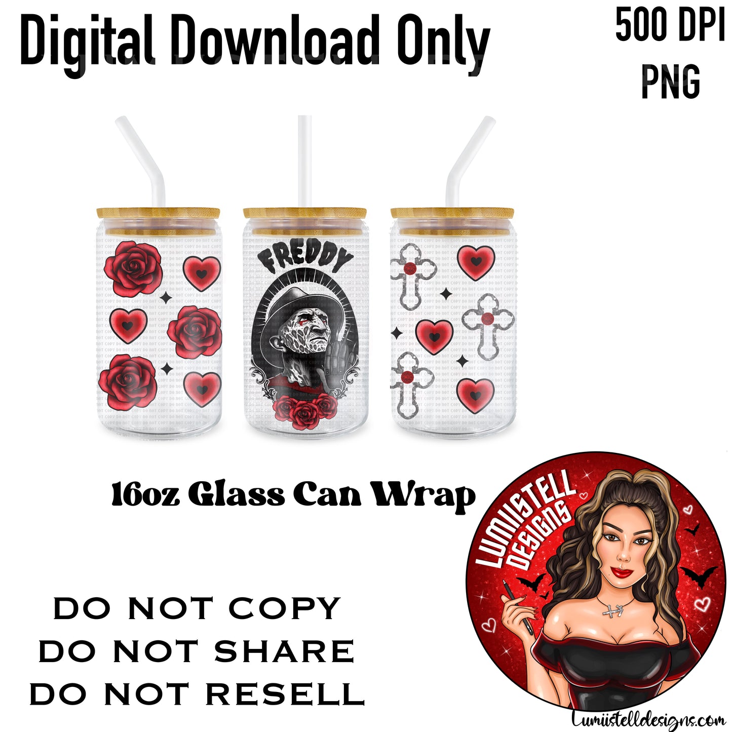 Saint FK 16 oz. Glass Wrap File