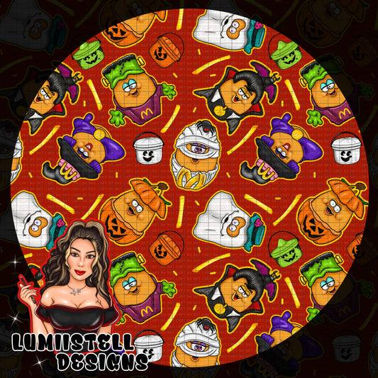 McDs Nuggies Red Seamless