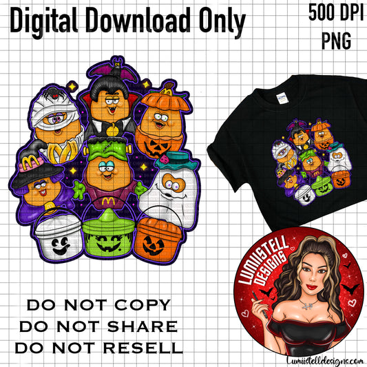 McDs Nuggies Purple PNG