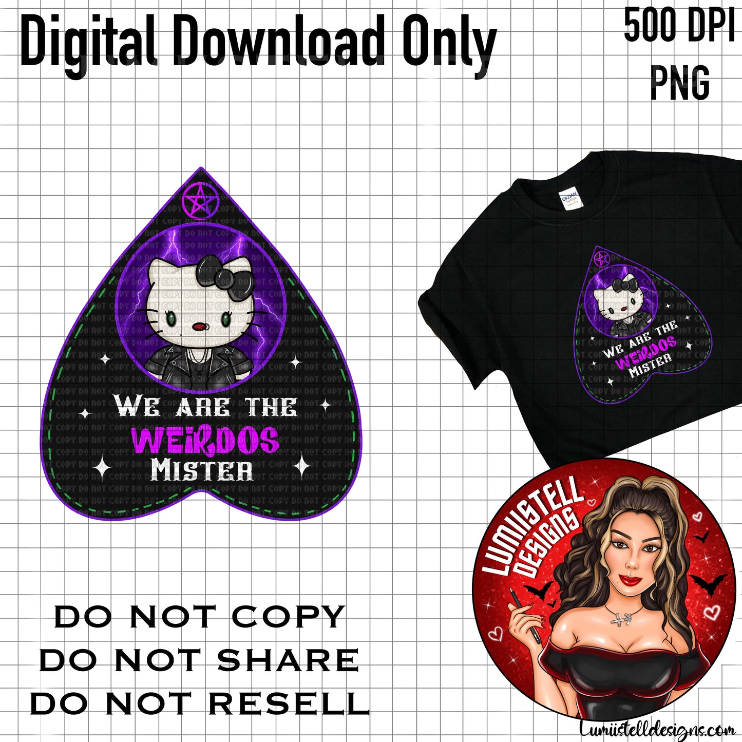 HK Nancy Purple Weirdos PNG
