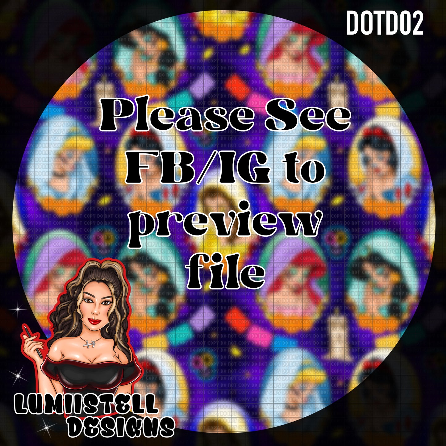 Princesses Seamless (DOTD02)