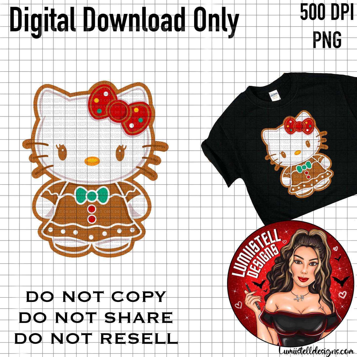 HK Xmas Gingerbread PNG