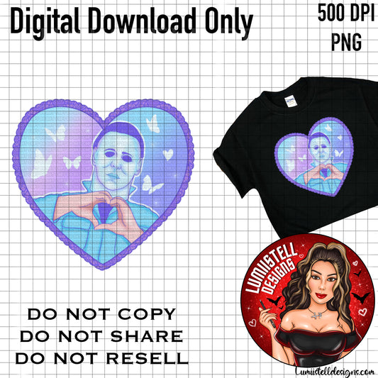 MM Horror Pastel Heart PNG