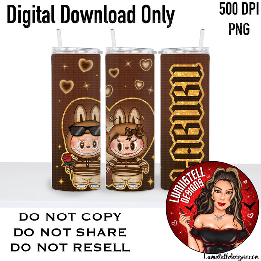 LB Chicano Couple 20 oz. Tumbler File