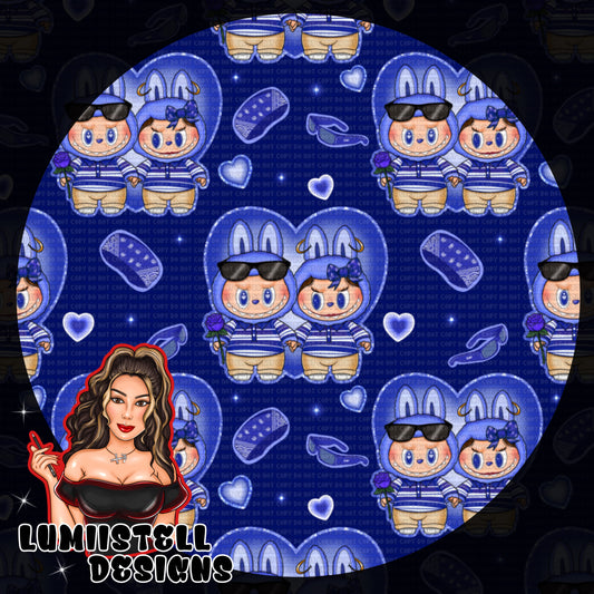 LB Chicano Blue Couple Seamless