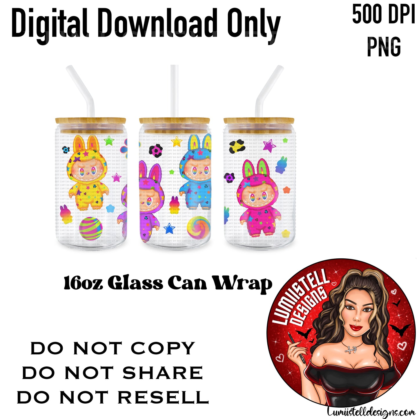 LB LF 16 oz. Glass Wrap File