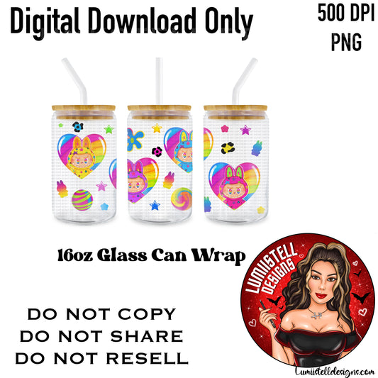 LB LF Hearts 16 oz. Glass Wrap File