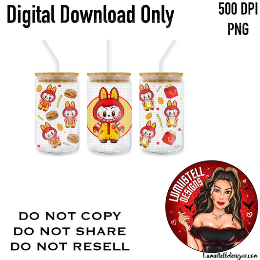 LB MCD 16 oz. Glass Wrap File