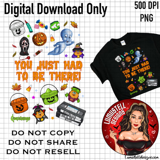 90s Halloween Nostalgia PNG