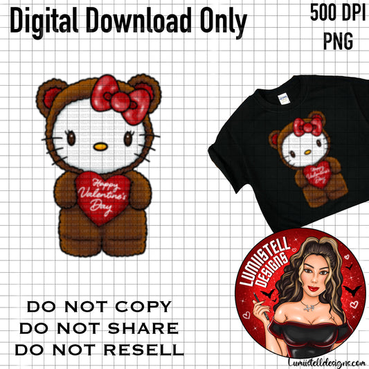 HK Valentines Bear PNG