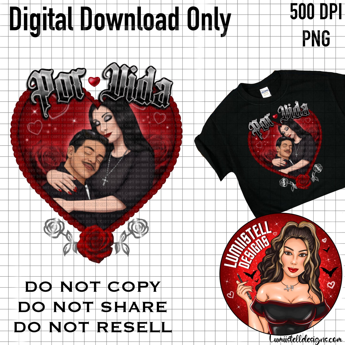 GM Chicano Valentines PNG