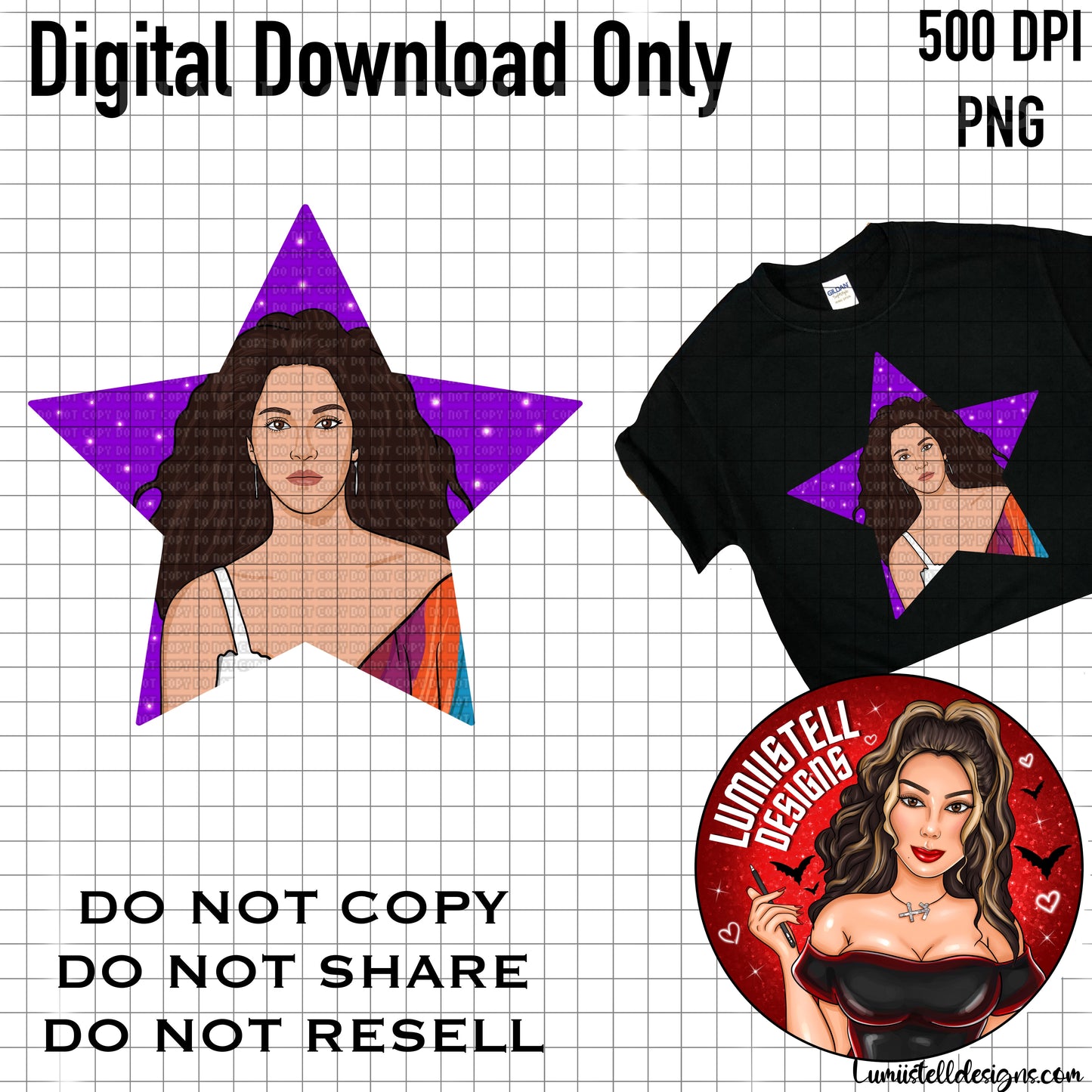 Star Purple PNG