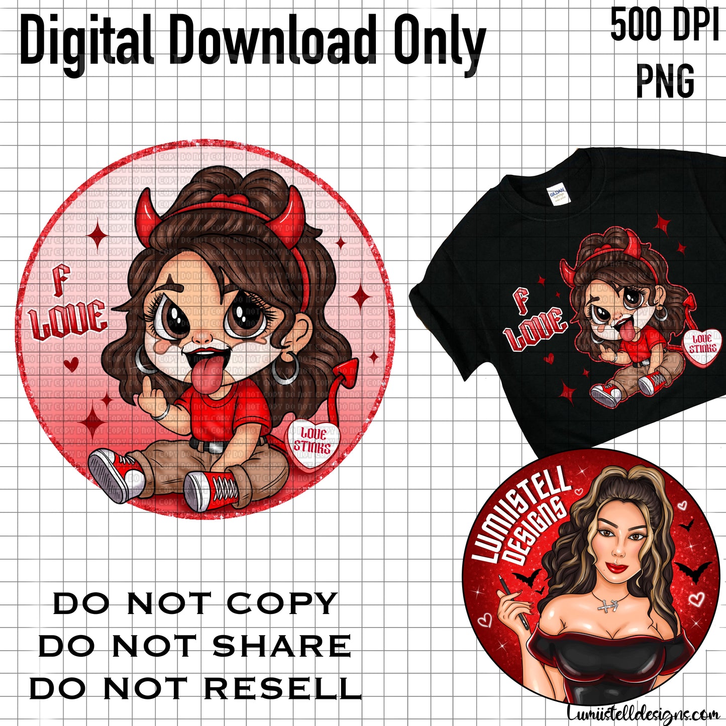 PM Anti-Valentines Babygirl PNG