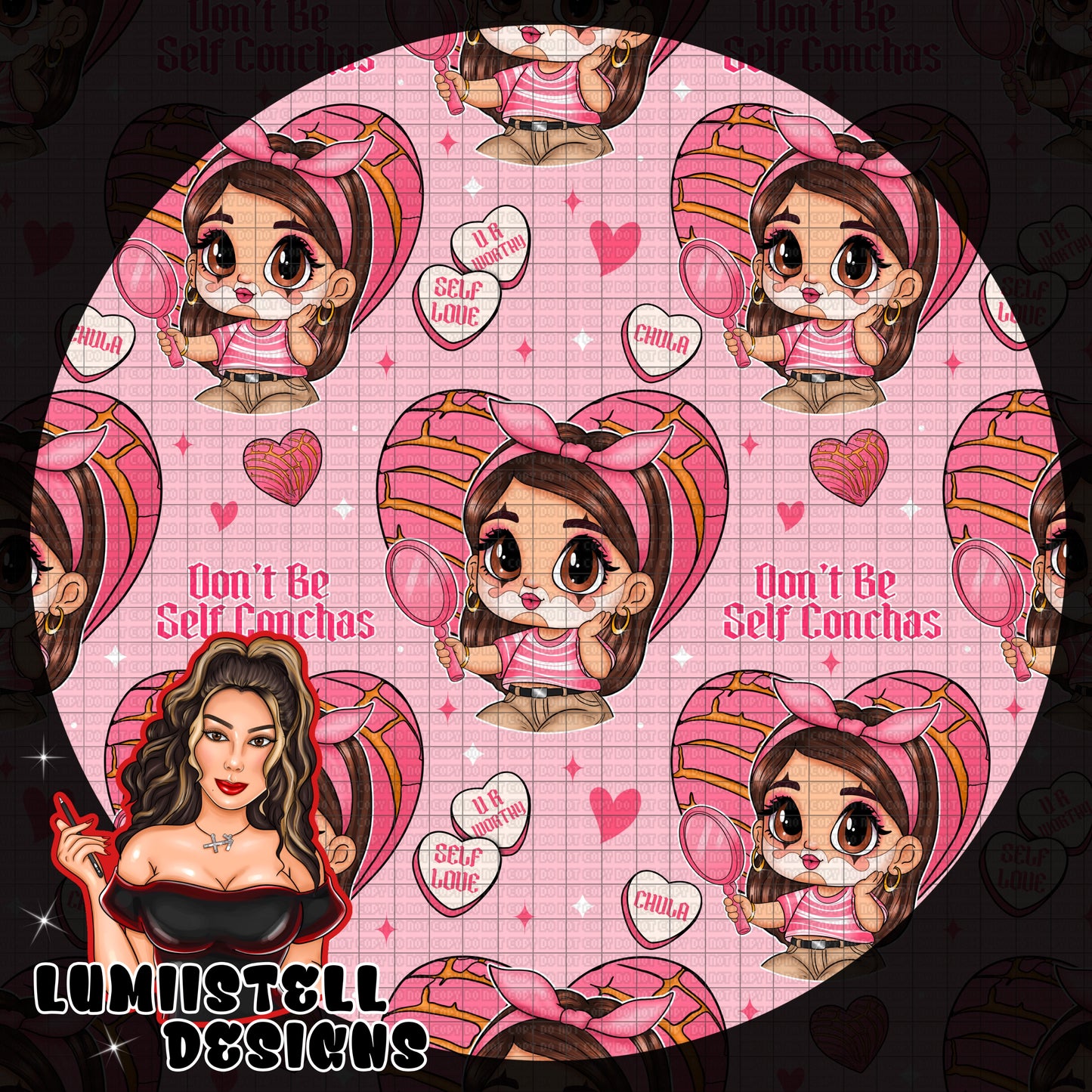 PM DBSC Pink/White Seamless