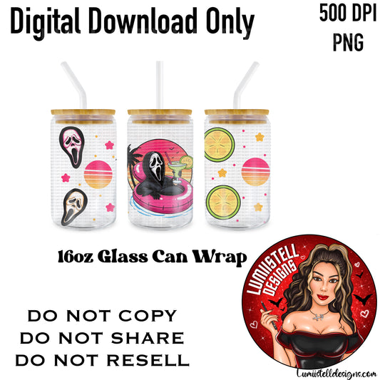 GF Summerween Pink Sunset 16 oz. Glass Wrap File