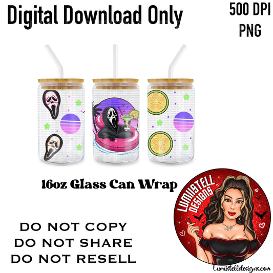 GF Summerween Purple Night 16 oz. Glass Wrap File