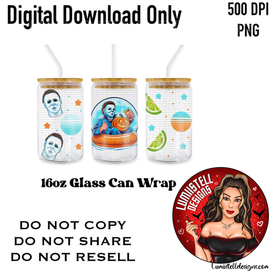 MM Summerween Moonlight 16 oz. Glass Wrap File