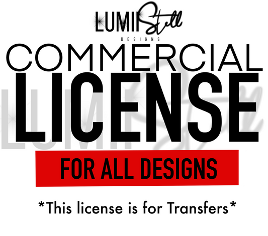 Commercial Lifetime License- Sell as Transfers