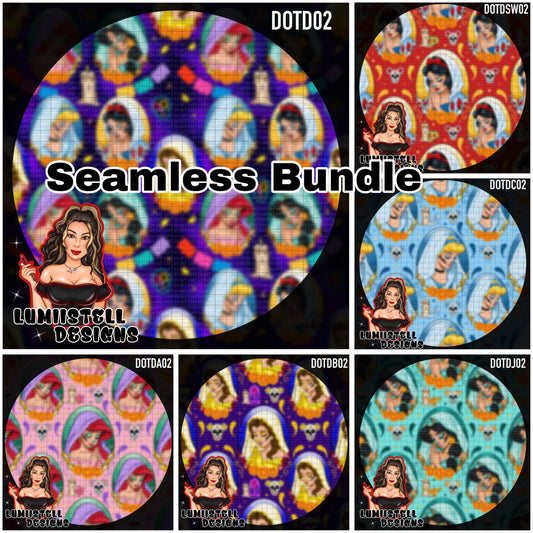 DOTD Princesses Seamless Bundle