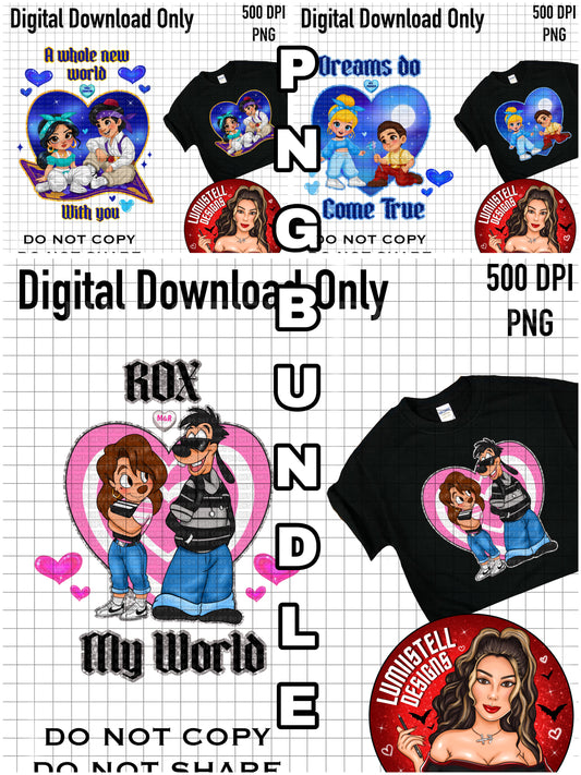 Cholo Valentines PNG Bundle