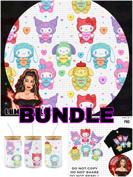 HK Valentines Plushies Bundle