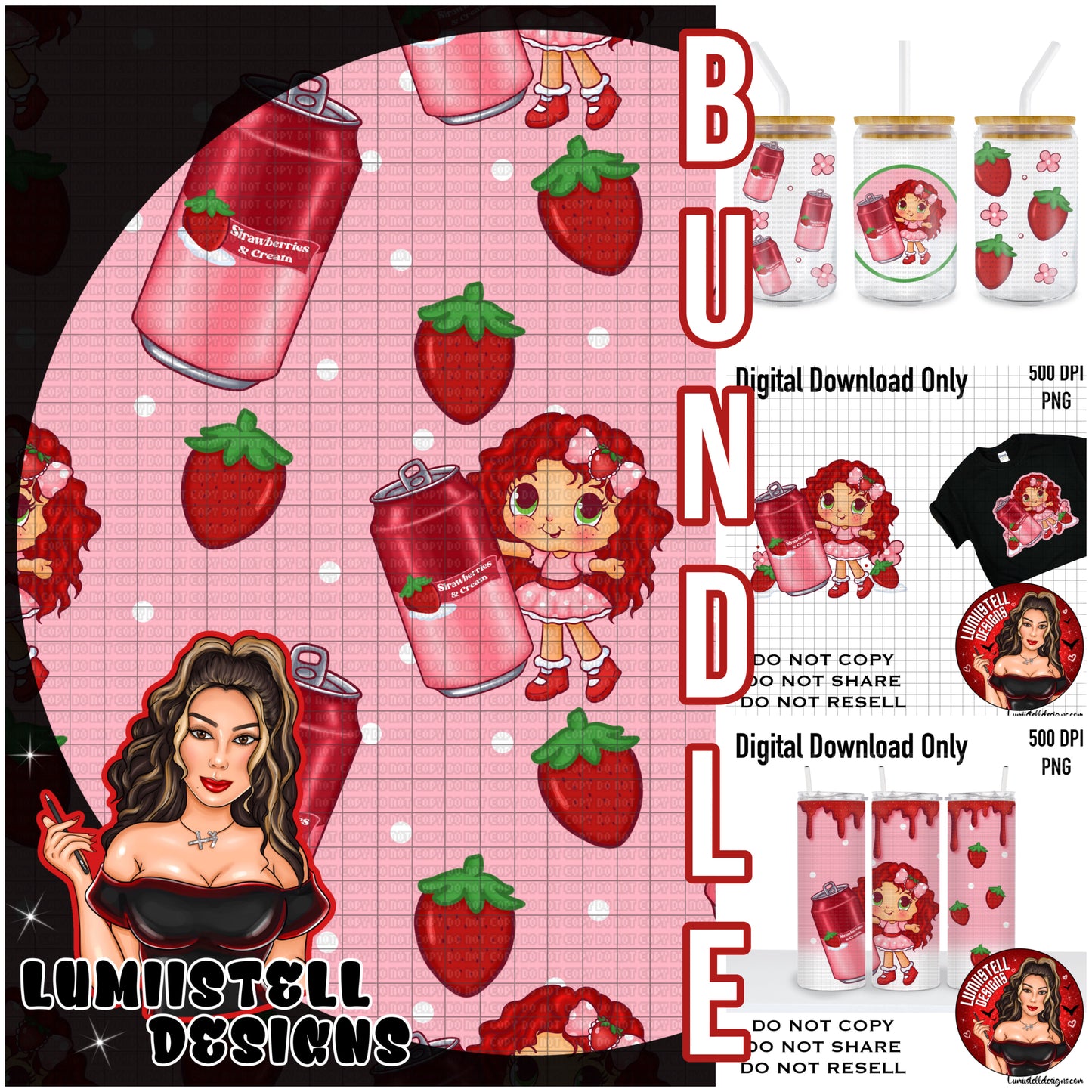 Strawberries N Cream Bundle