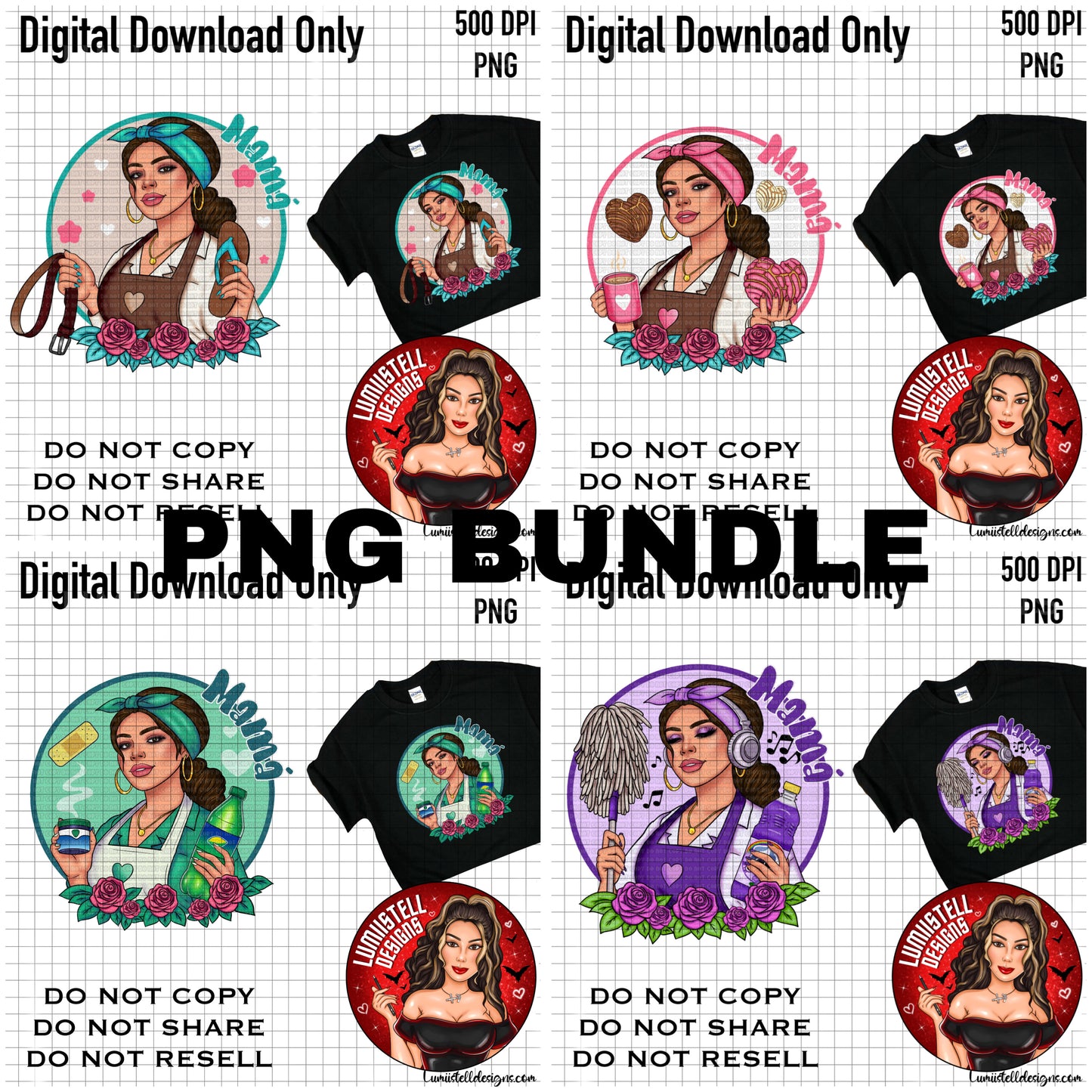 Mama PNG Bundle