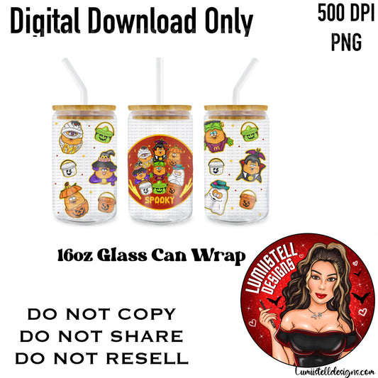McDs Nuggies Red 16 oz. Glass Wrap File