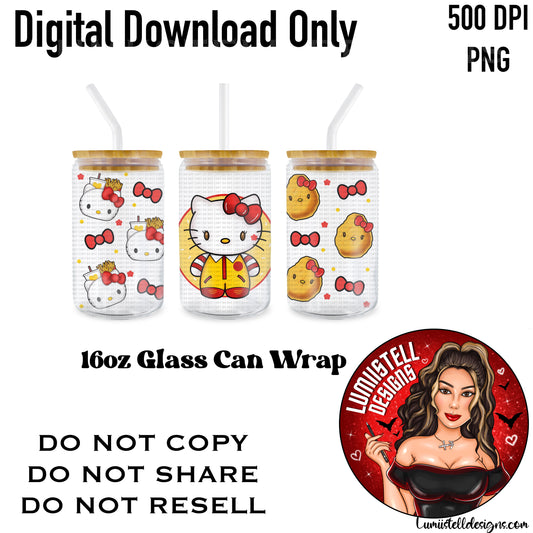 HK MCDs 16 oz. Glass Wrap File