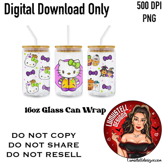 HK MCDs Purple 16 oz. Glass Wrap File