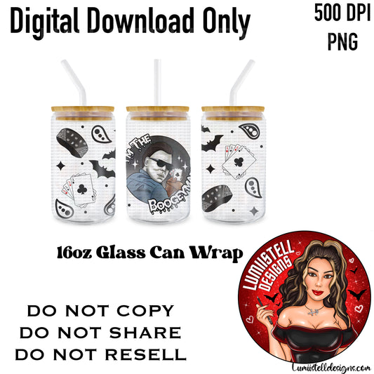 Spooky Mike 16 oz. Glass Wrap File
