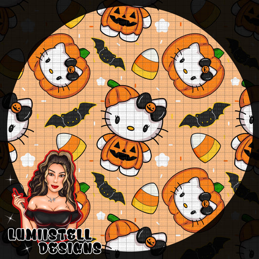 HK Pumpkin Orange Seamless