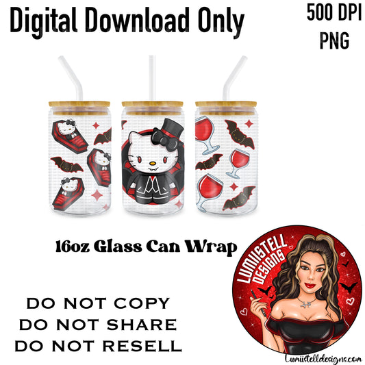 HK Dracula 16 oz. Glass Wrap File