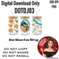 Princess J 16 oz. Glass Wrap File (DOTDJ03)