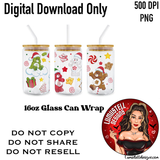 CB XMas V2 16 oz. Glass Wrap File