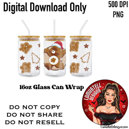 CB Gingerbread 16 oz. Glass Wrap File