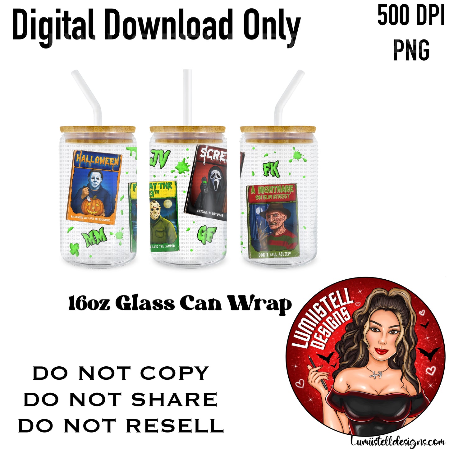 GB 16 oz. Glass Wrap File