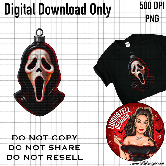 Xmas GF Glass Ornament PNG