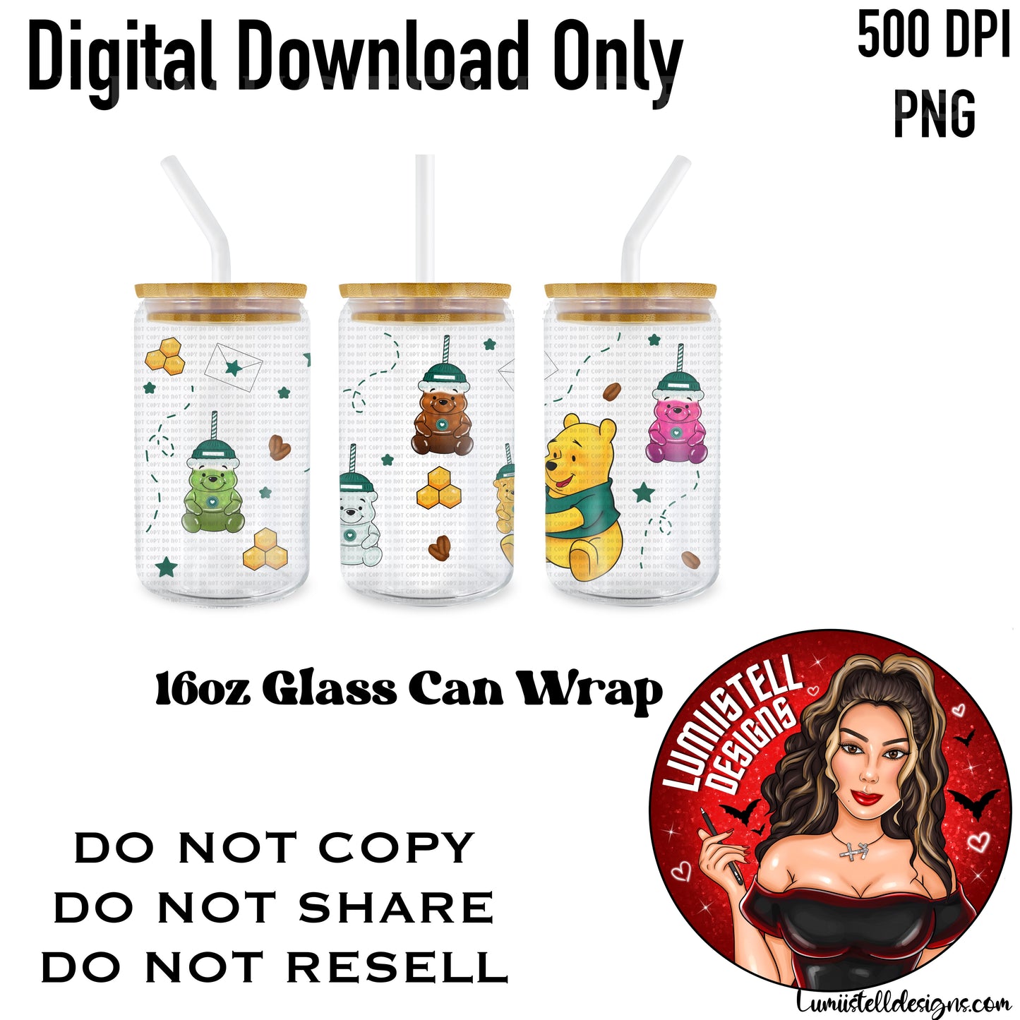 WTP SB 16 oz. Glass Wrap File