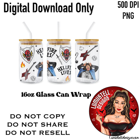 HFL ED 16 oz. Glass Wrap File