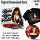 Chicana Mom Colored/BnW Airbrushed PNG