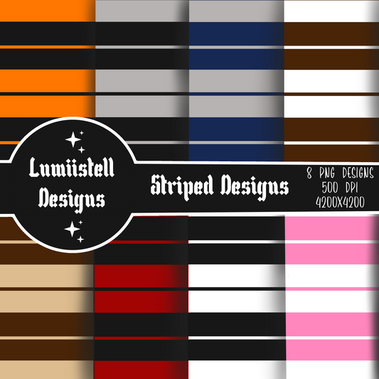 Striped Pattern Seamless Bundle