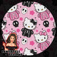 HK Pink Skelly Seamless